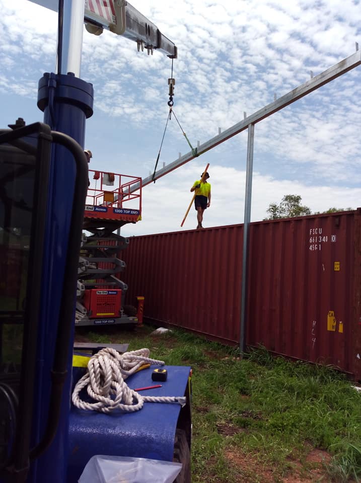 Lifting Steel — Crane Hire in Darwin