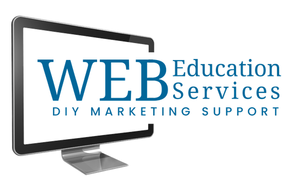 The logo for web education services diy marketing support