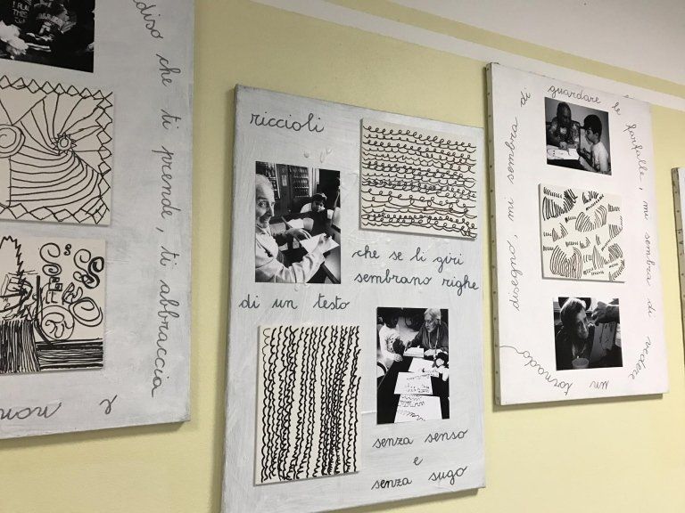 lavori artistici realizzati dagli ospiti della residenza per anziani
