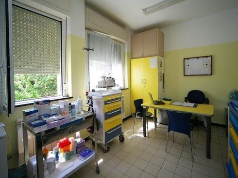 sala medica della residenza per anziani