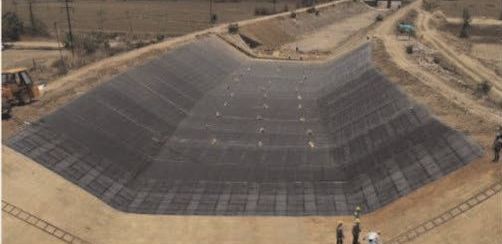 Canales con Geoceldas