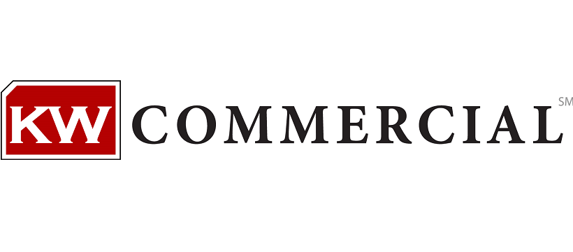 A logo for a real estate company called kw commercial.