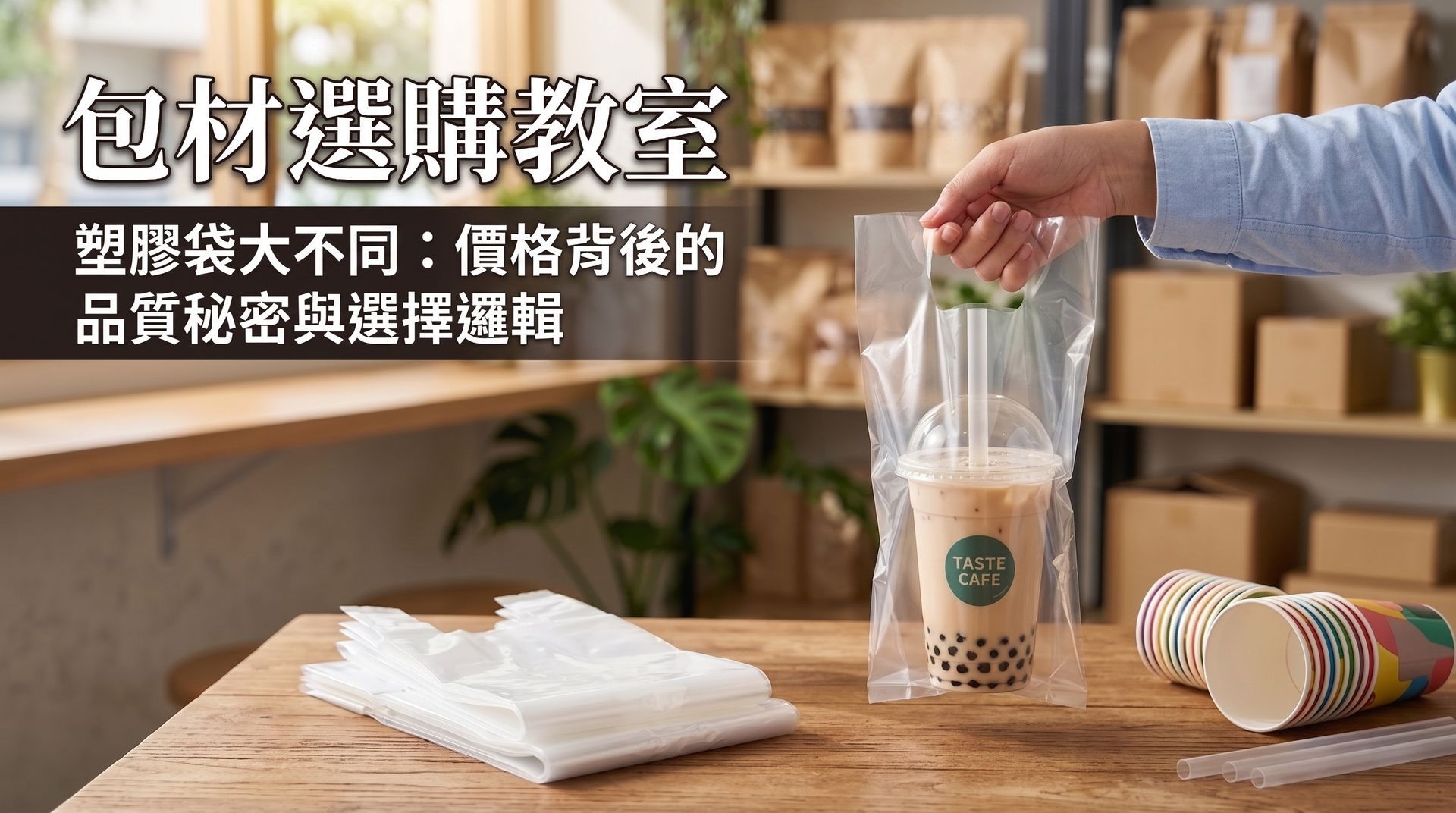 包裝材料選購教室,分析塑膠袋材質差異與選購背後的品質關鍵邏輯。