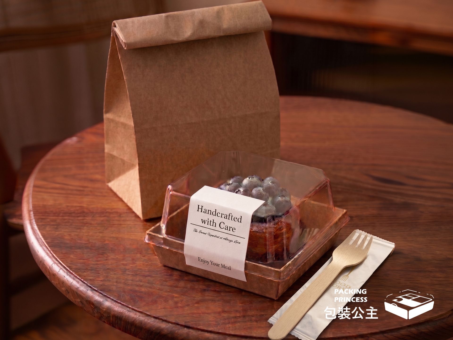 【日光慢食】牛皮輕食餐盒四件套組，肉桂捲野餐組合，適合戶外休閒與下午茶外帶