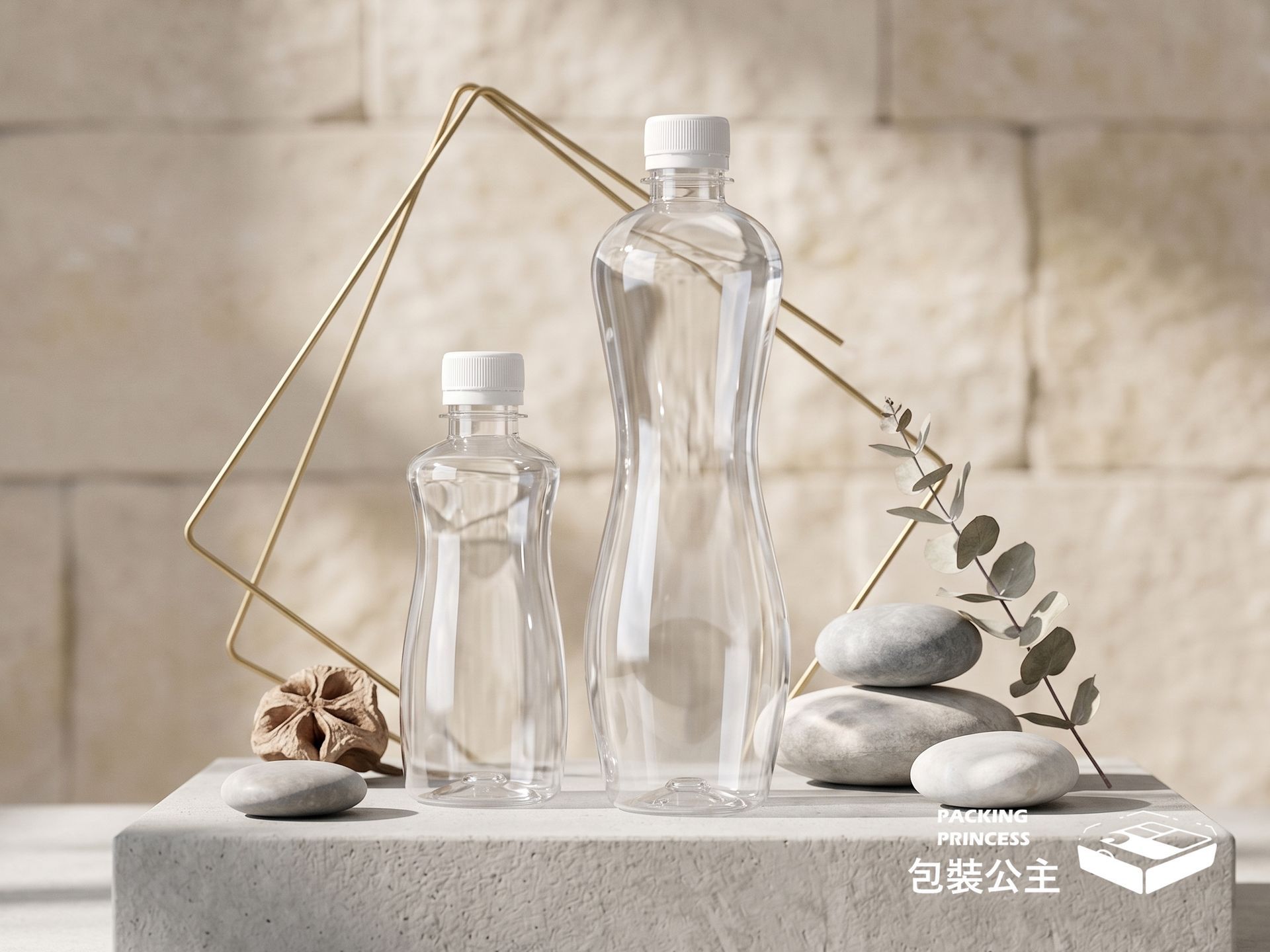 曲線瓶系列 | 冷泡茶瓶 果汁瓶 飲品外帶瓶 經典曲線 舒適握感 塑膠瓶(兩款容量規格・整箱販售)