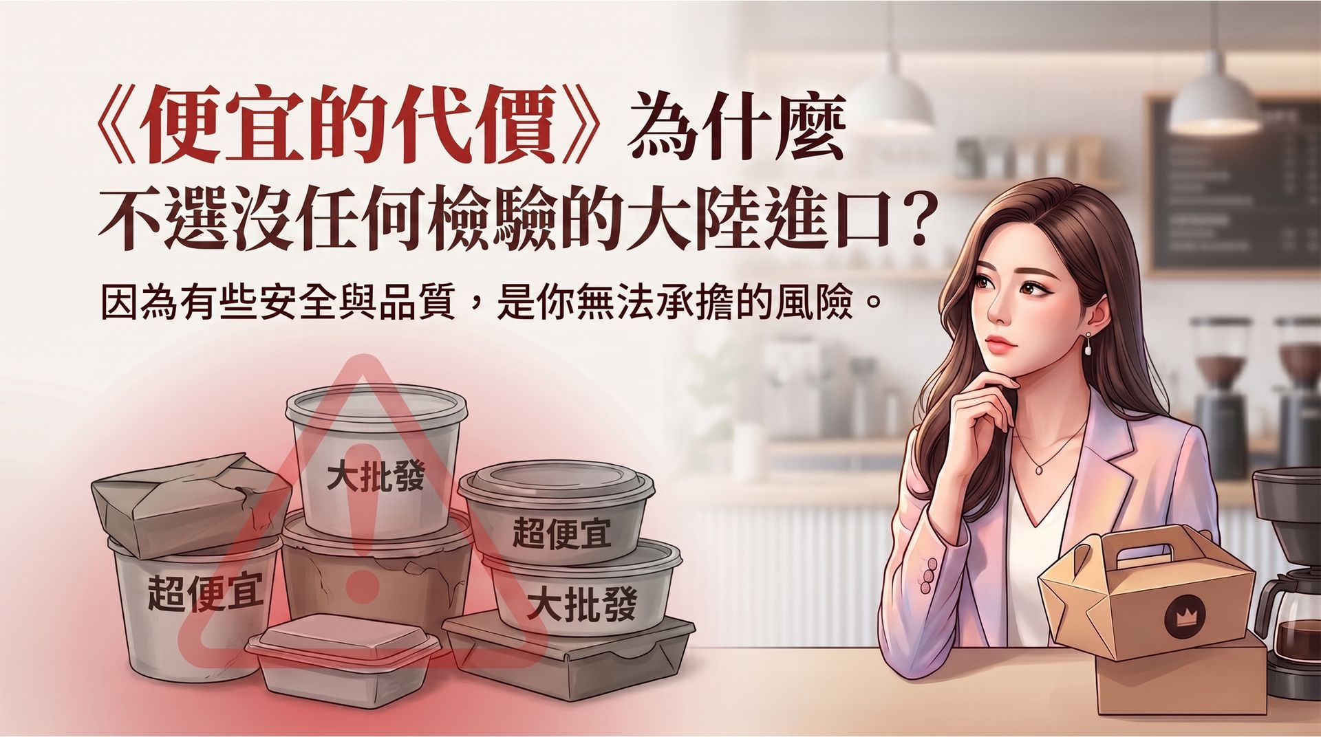 解析低價包裝的潛在風險,提供業者選擇高品質食品容器的評估標準。