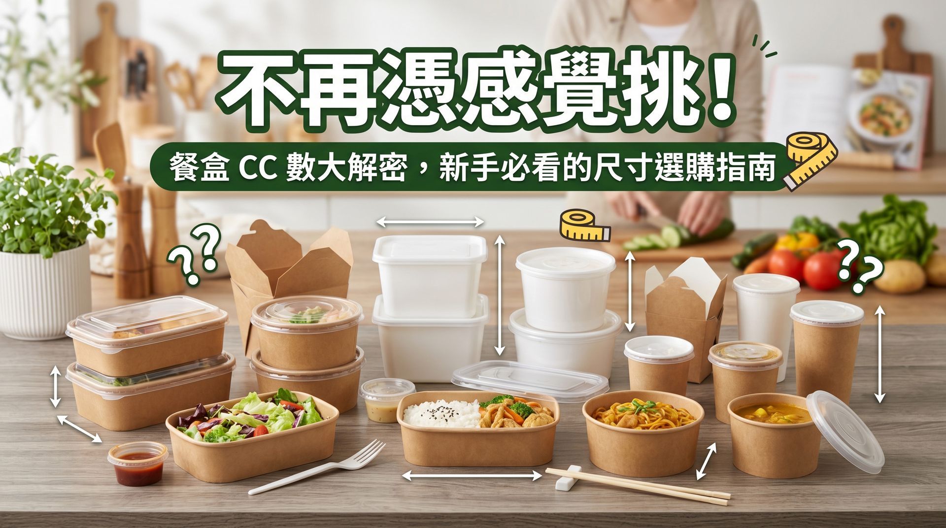 餐盒尺寸與CC數規格解析,提供外帶餐飲業者完整容量挑選教學。