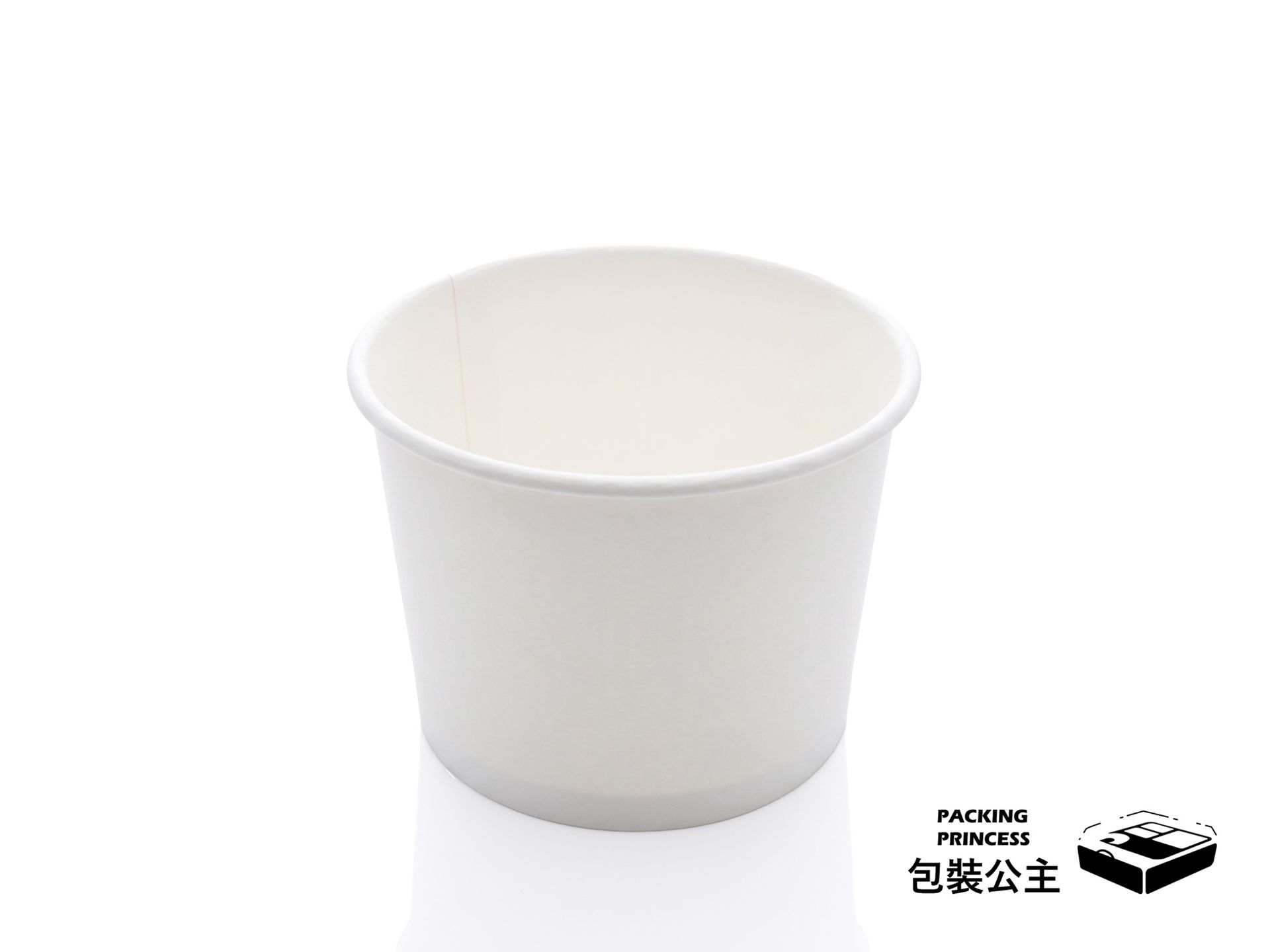 520cc White Unprinted Paper Soup Cup | Classic Paper Soup Cup for Bento Shops, Made in Taiwan (50 pieces/pack)
