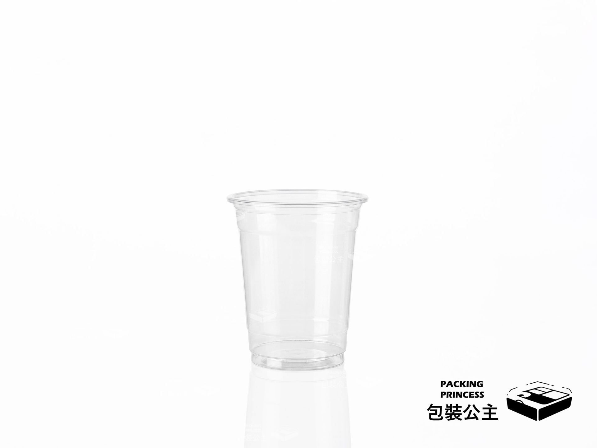 PET Transparent Beverage Cup | 240cc High Transparency Cold Drink Cup, Thick Textured Plastic Cup (50 pieces/pack)