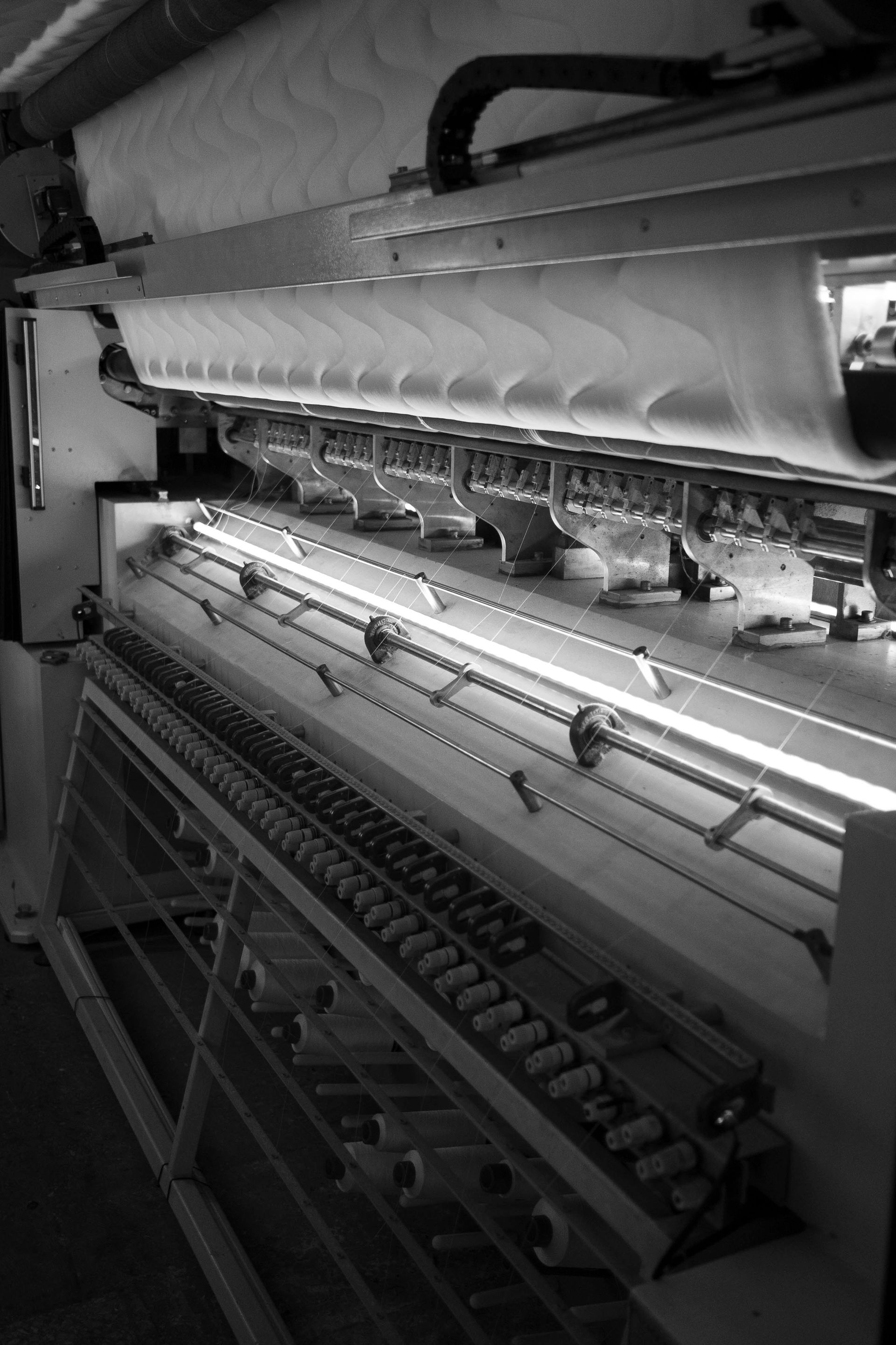 Foto produzione materassi Fabbrica di materassi Dormire Materassi Filone