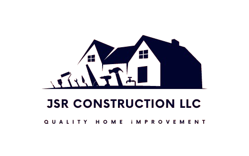 A logo for jsr construction llc quality home improvement