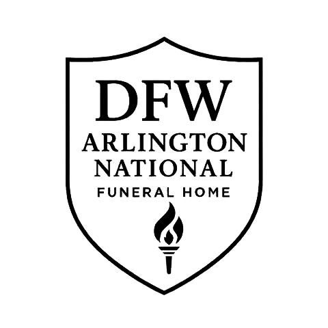 Black and white shield logo.