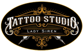 tattoo studio lady siren logo