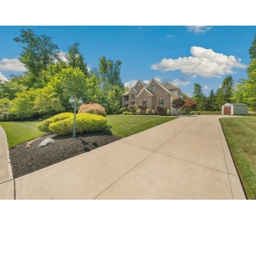 concrete driveway