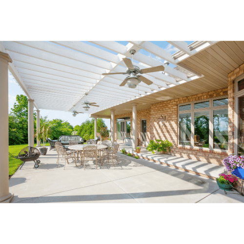 stamped concrete patio