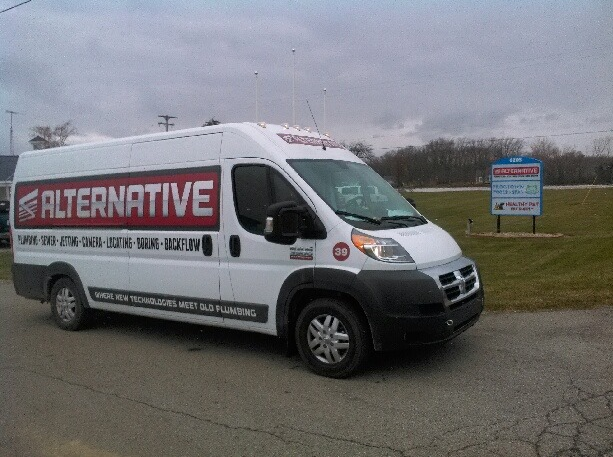 Alternative White Van — Toledo, OH — Alternative Plumbing Plus, Inc.