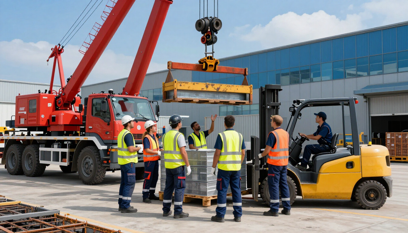 noleggio mezzi di sollevamento con conducente