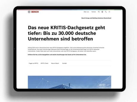 B2B-Kampagne Bosch Building Solutions