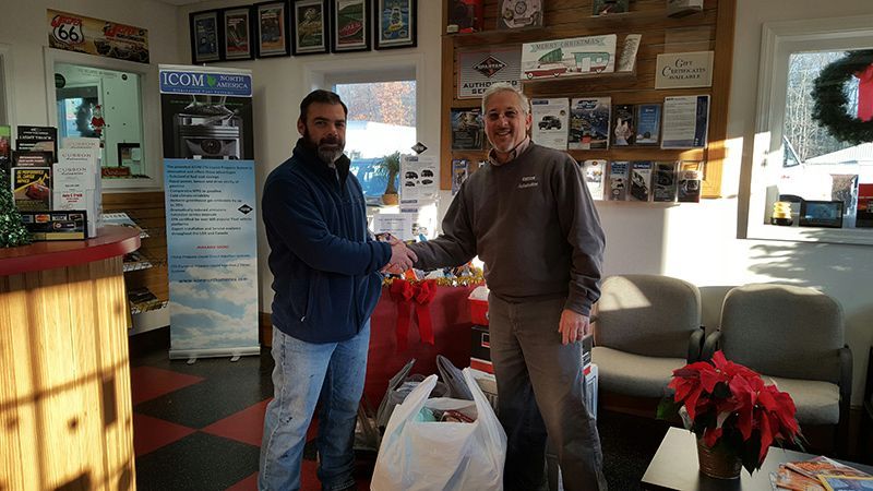 Holiday toy drive at Cusson Automotive in South Windsor, CT