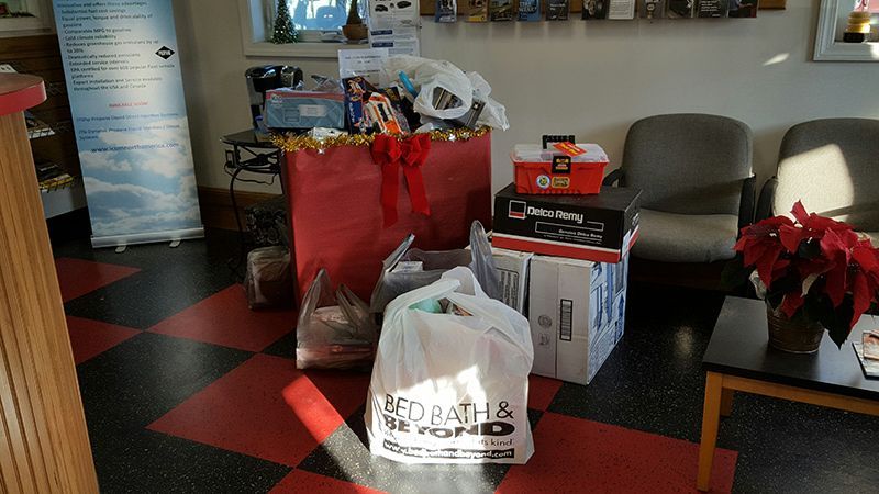 Holiday Toy Drive at Cusson Automotive in South Windsor, CT