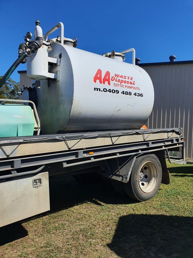 AA Waste Disposal Septic Tank Pump — Waste Disposal in Maryborough, QLD