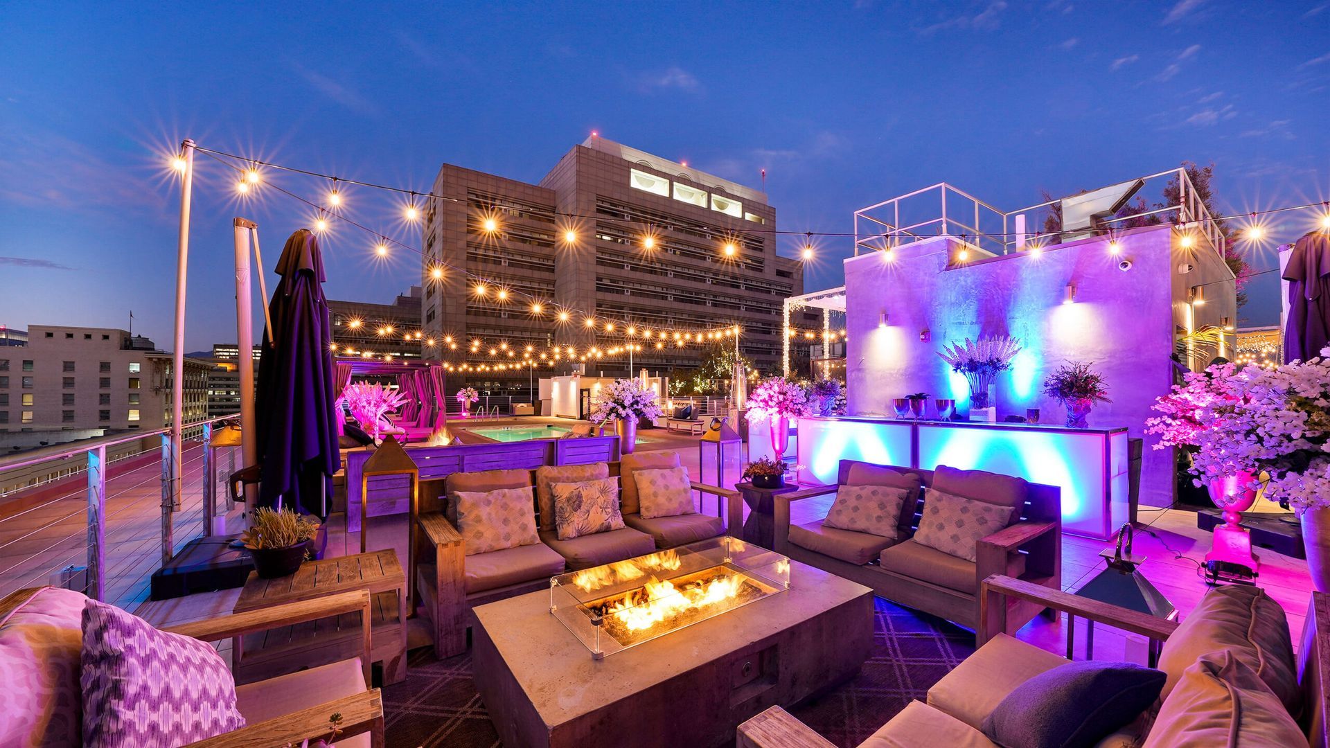 firepits on the roof