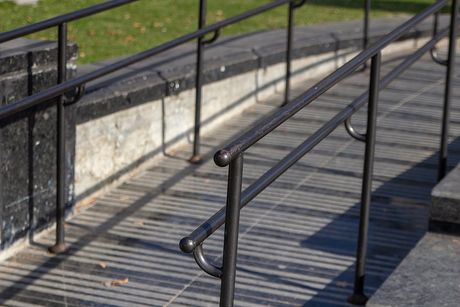 modern stainless steel handrail