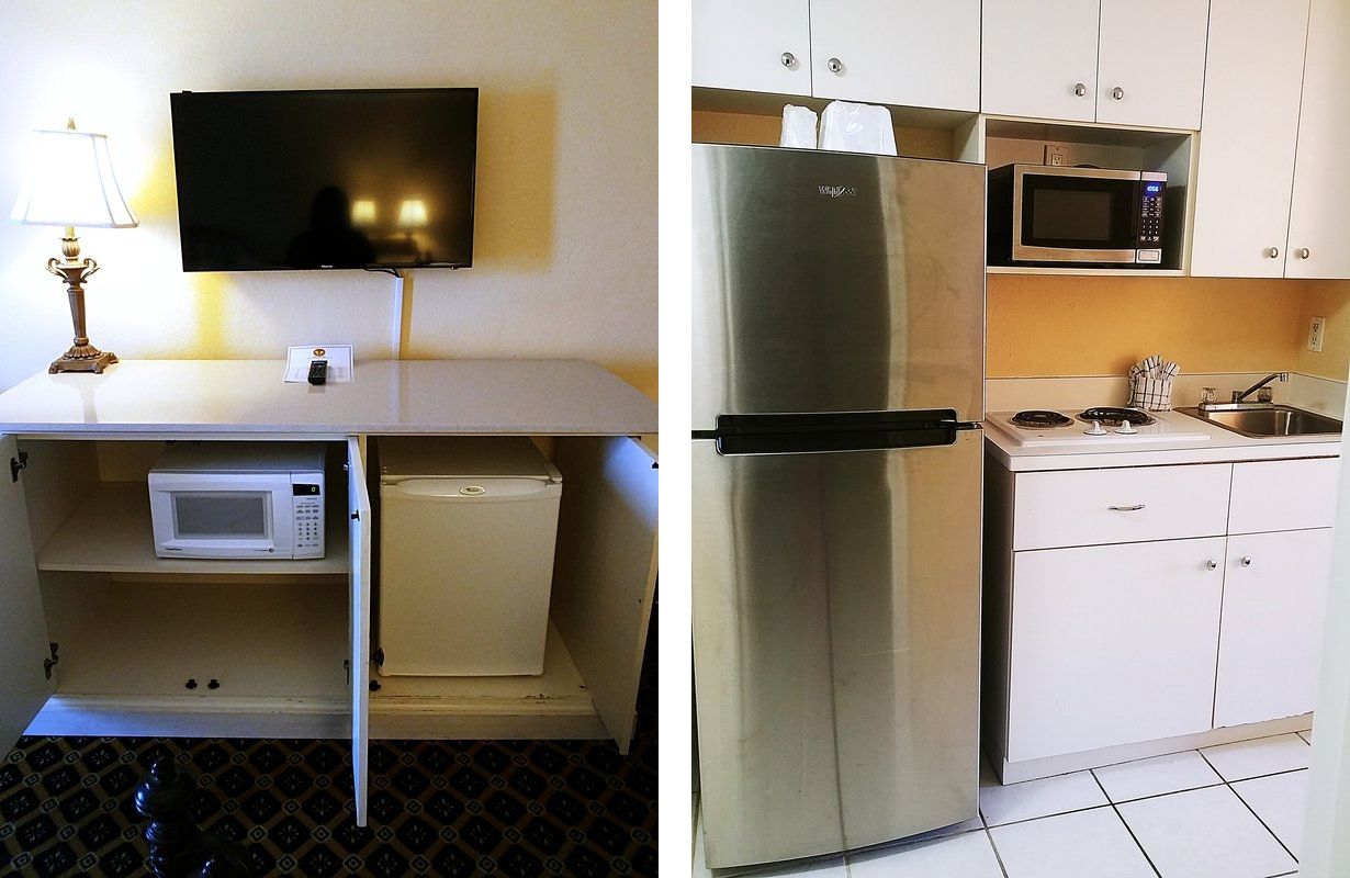 Emerald Shores - Refrigerator for Room vs. Efficiency Kitchenette