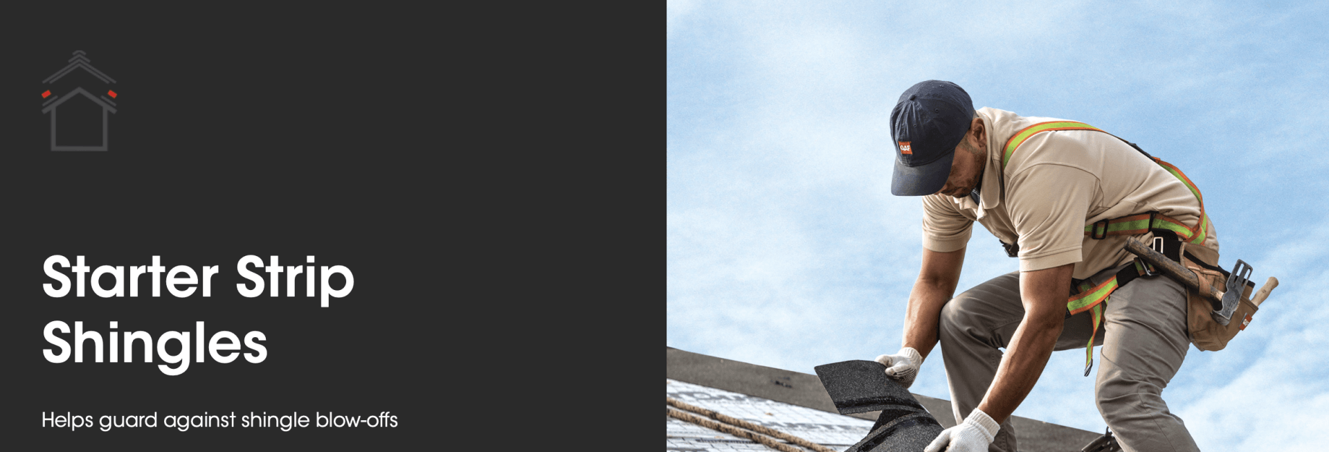 Gaf Starter Strip Shingles roofing contractor