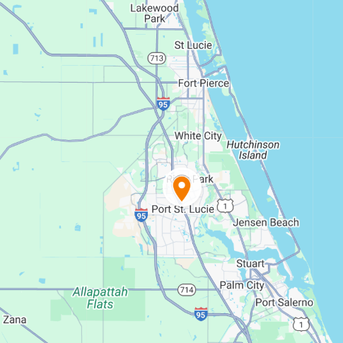 Map of general service area. 