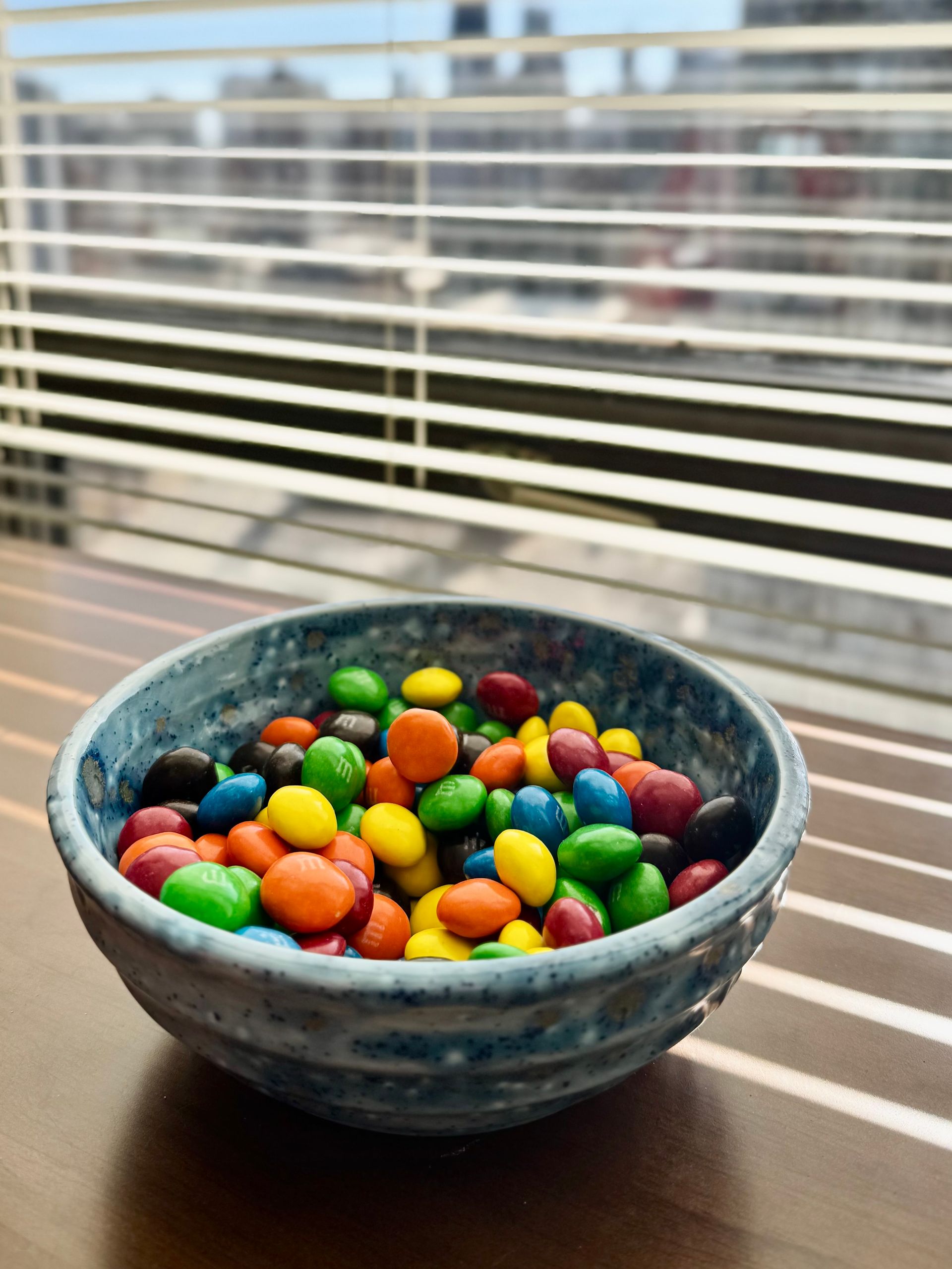 bowl of m and ms
