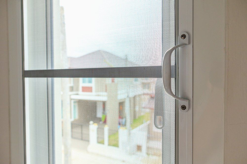 Mosquito Net Wire Screen on House Window Protection — Custom Window Furnishings in Wagga Wagga, NSW