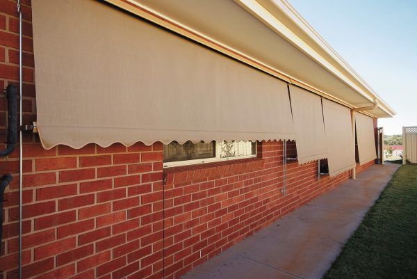 Awning Above Back Yard Door  — Custom Window Furnishings in Wagga Wagga, NSW