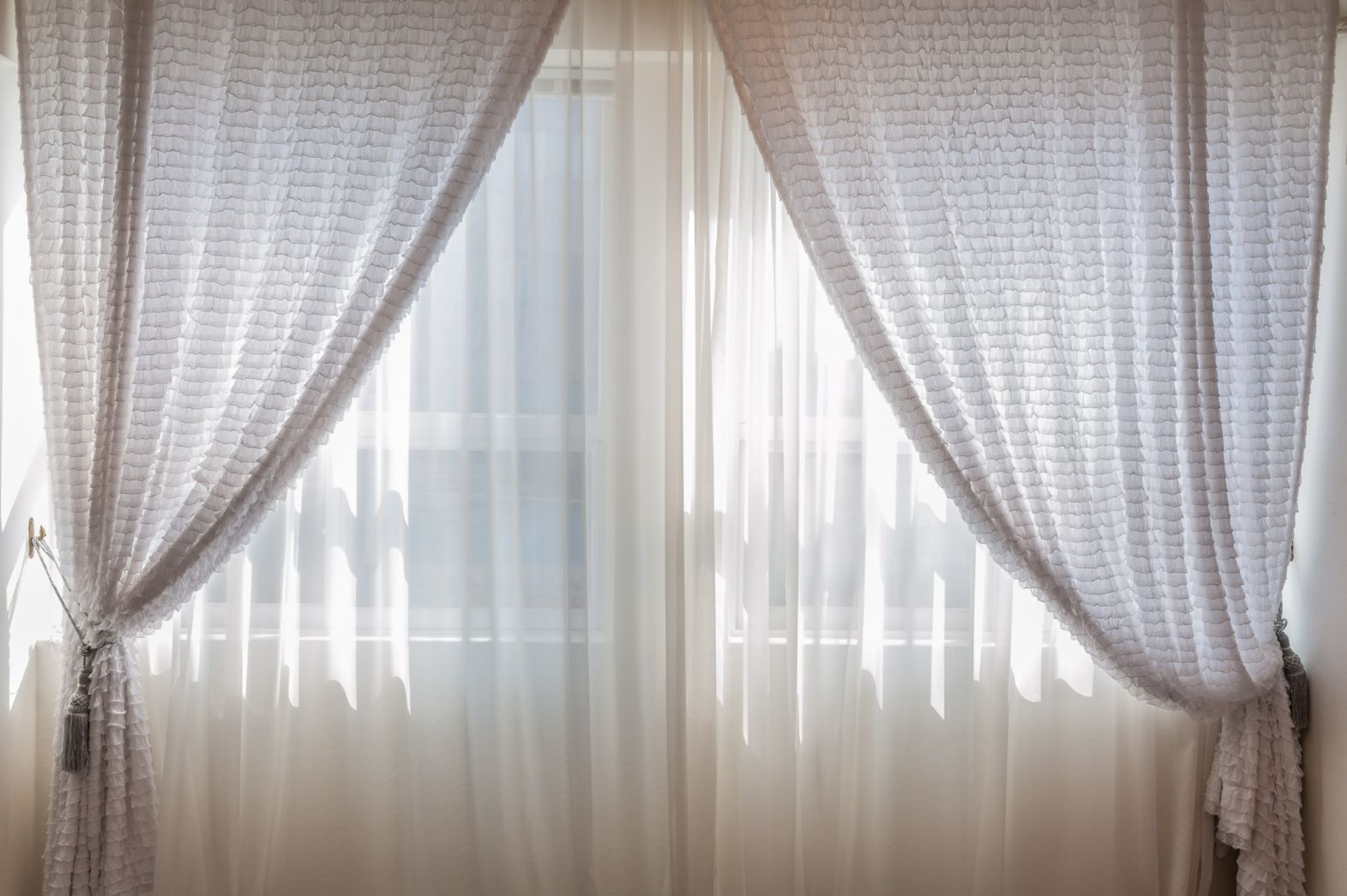 Beige Curtain — Custom Window Furnishings in Wagga Wagga, NSW