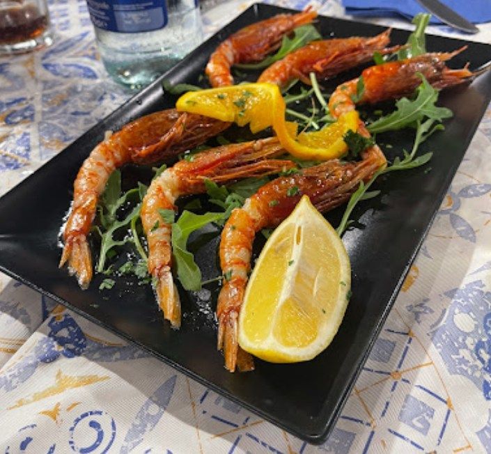 Gamberi rosso di Mazara Ristorante Castellammare del Golfo - Ristorante Petrolo