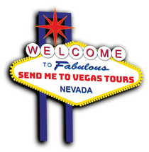 A sign that says welcome to fabulous send me to vegas tours nevada