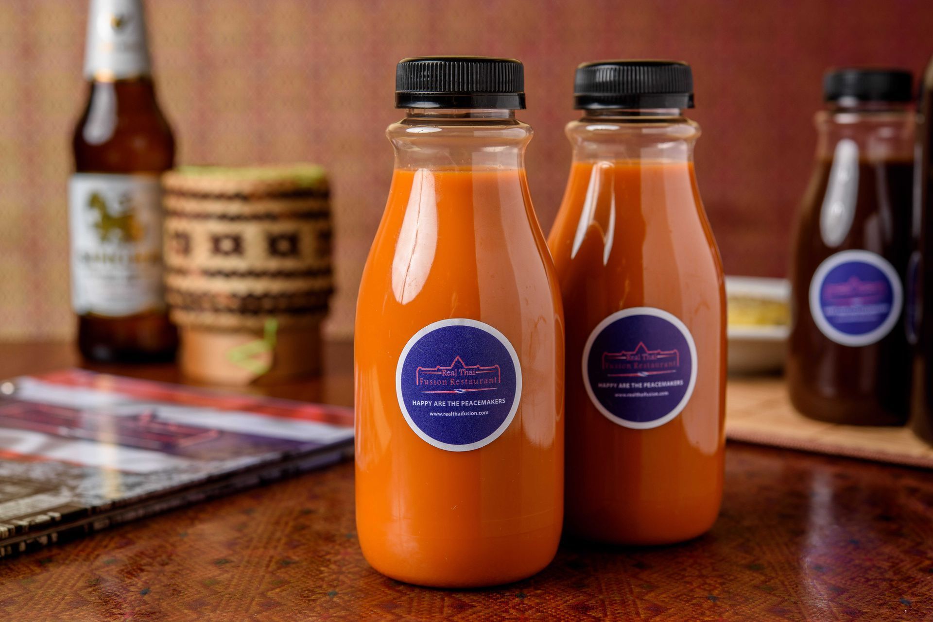 Iced Thai Tea Beverages