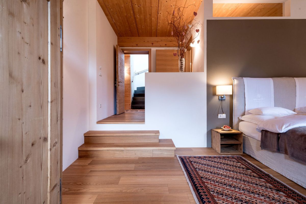 Rifugio con interni in legno