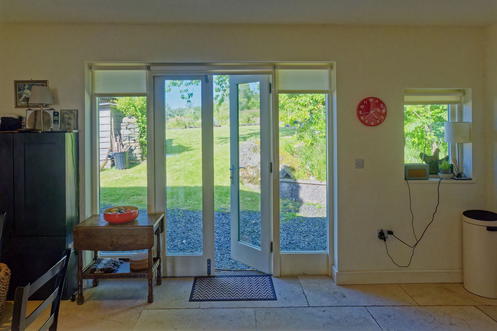 Kitchen french doors to the garden