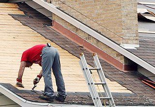 roofer on the roof