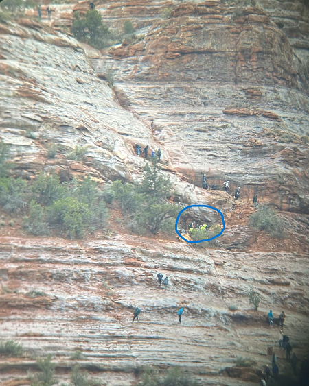 Sedona Fire crews rescue an injured hiker on Cathedral Rock