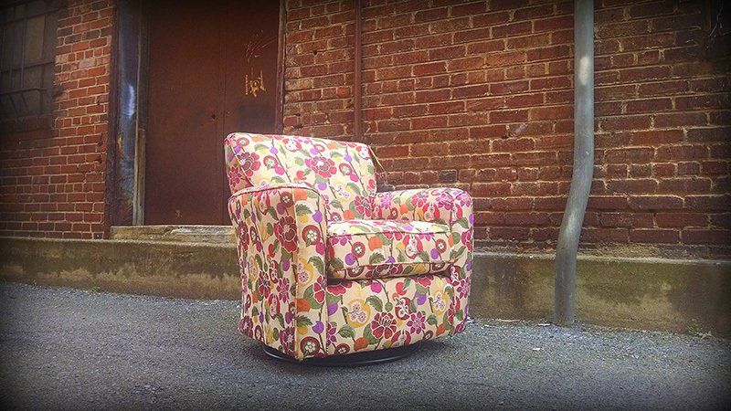 Leather Sofa  — Floral Sofa Chair in Elizabethton, TN