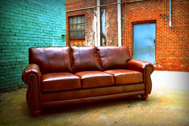 Lawson Chair  — Leather Brown Sofa in Elizabethton, TN