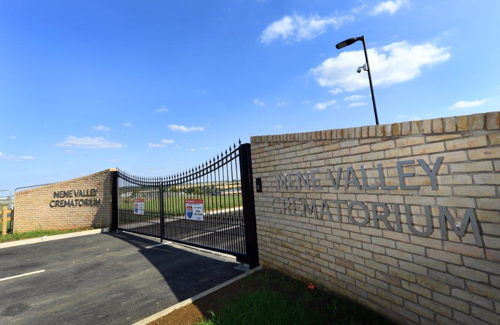Nene Valley Crematorium gate
