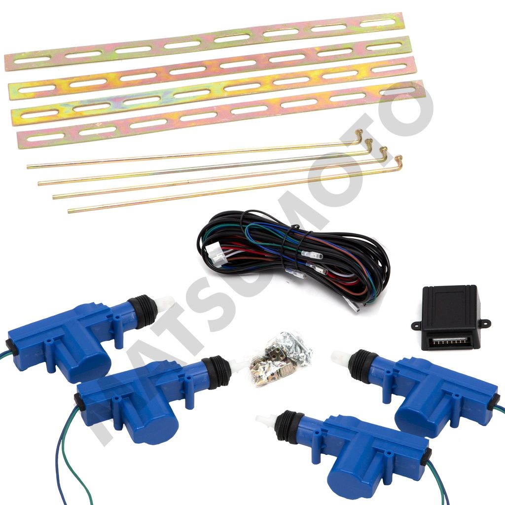 Actuadores de cerradura de puerta de automóvil azul