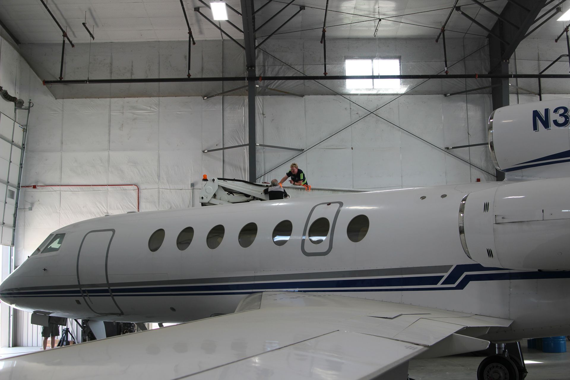 A plane with the number n3 on the side of it