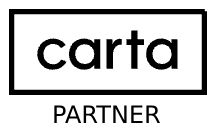 The word carta is written in black letters on a white background.
