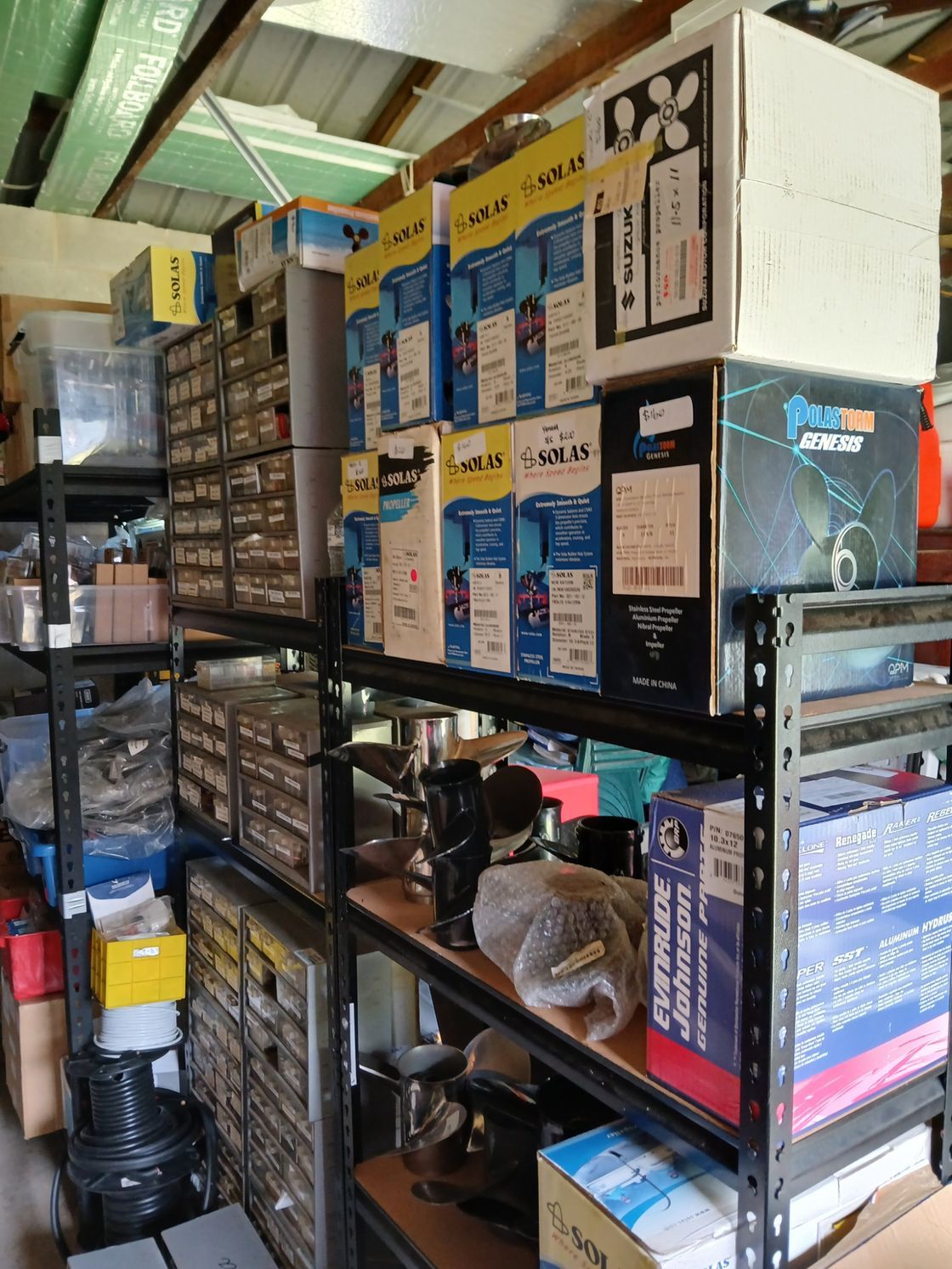 Inside the warehouse— Cannonvale Marine In Jubilee Pocket, QLD