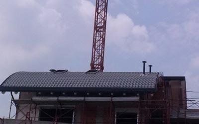 messa in posa di tetto