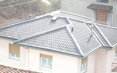 tetto coibentato di una casa privata